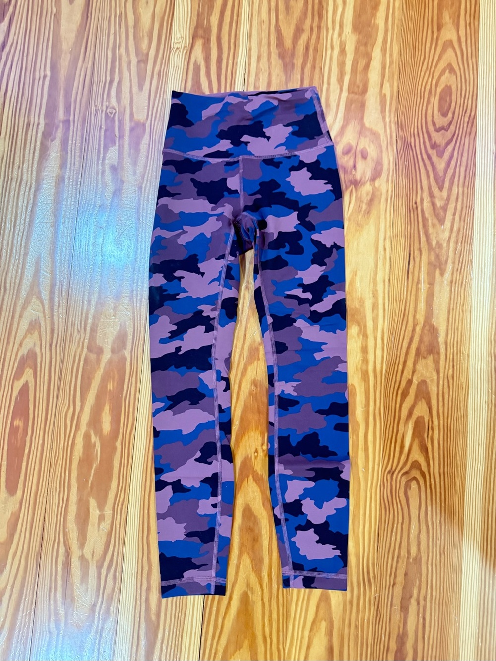 lululemon athletica Purple & Blue Camo Leggings